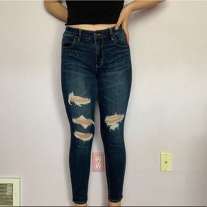 American eagle ripped jeggings